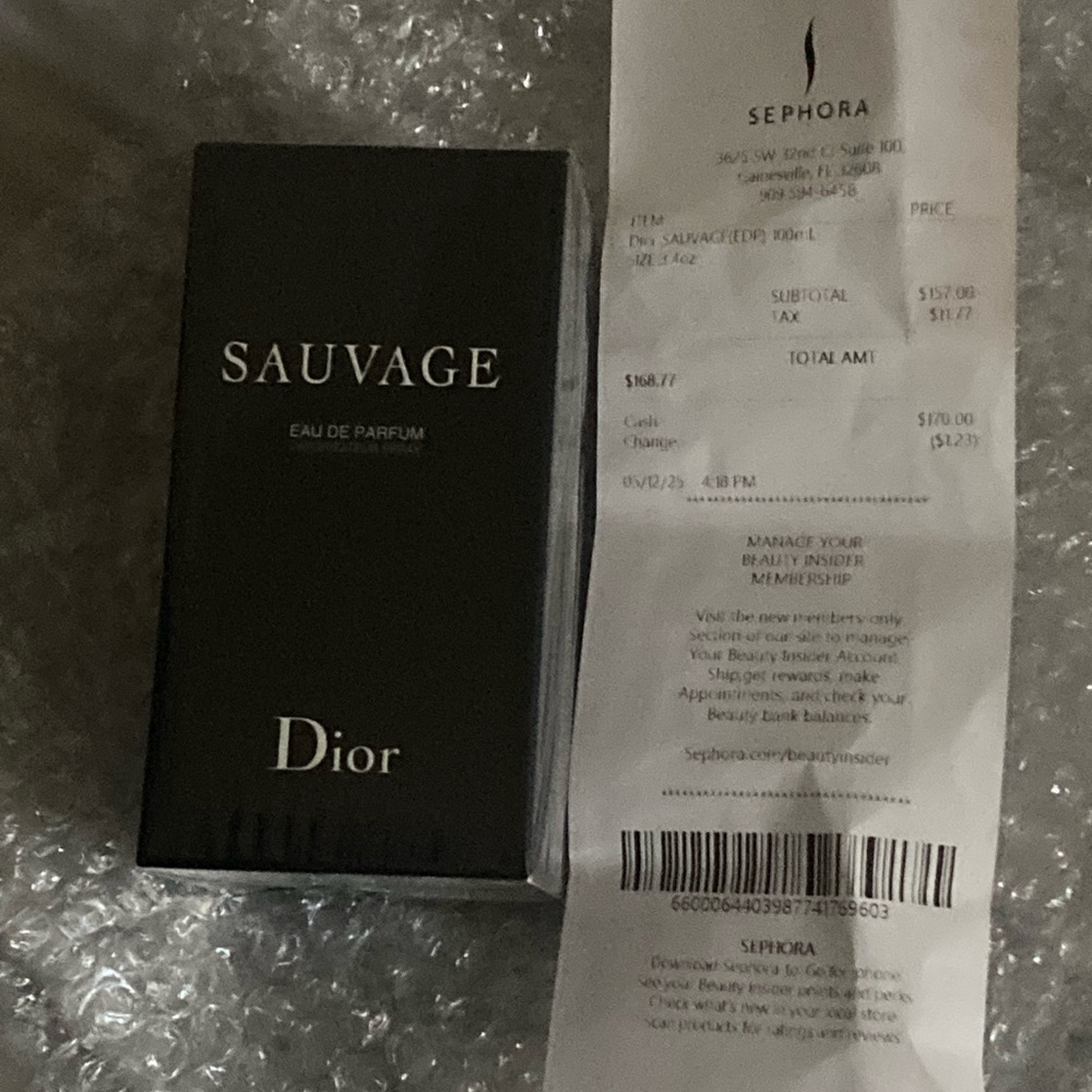Dior Sauvage Eau de Parfum 100ml